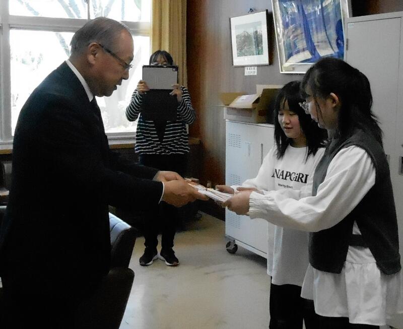 JA副読本贈呈式１